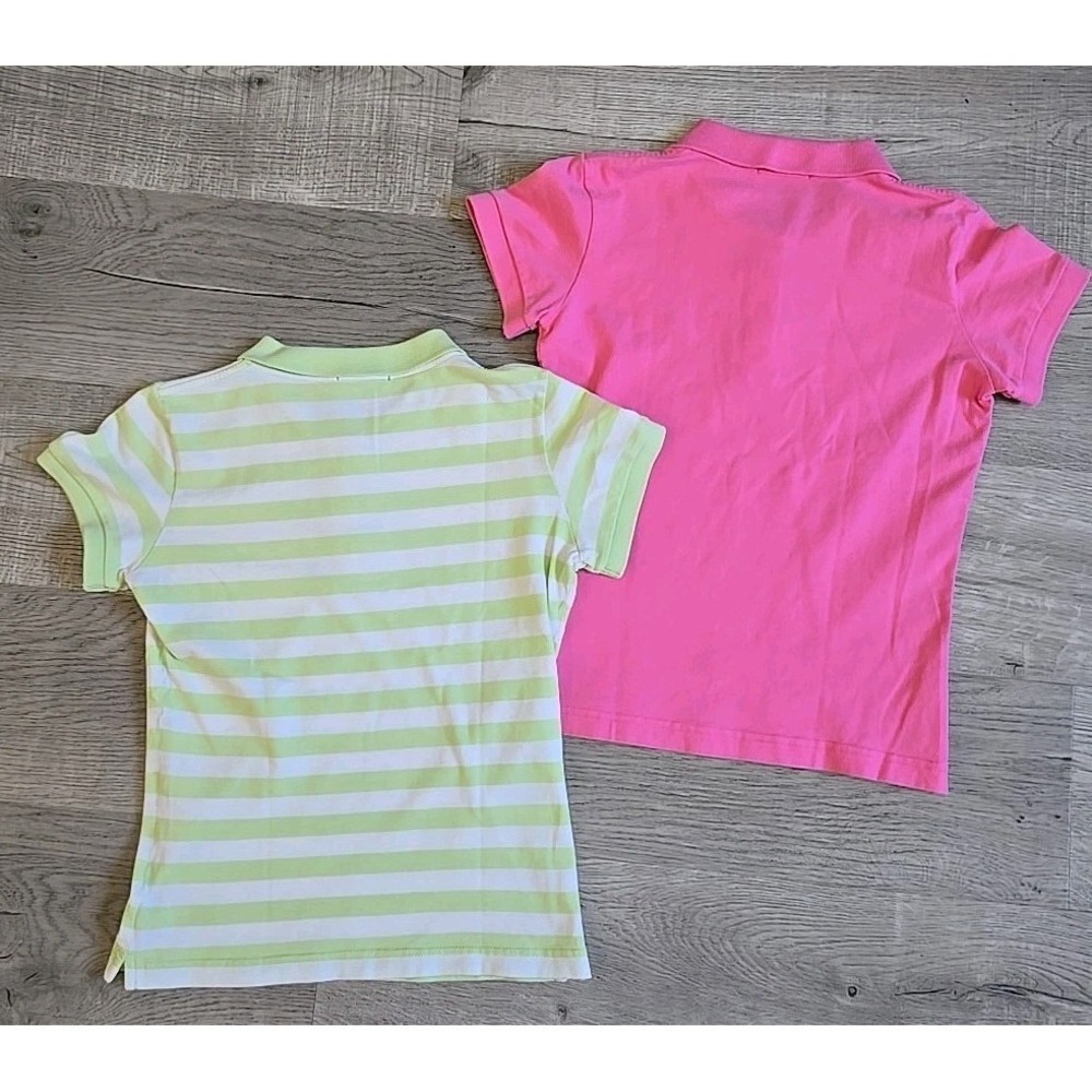 2 Lily Pulitzer Womens Collared Polo Short Sleeve Cotton Spandex Size S - Picture 10 of 10